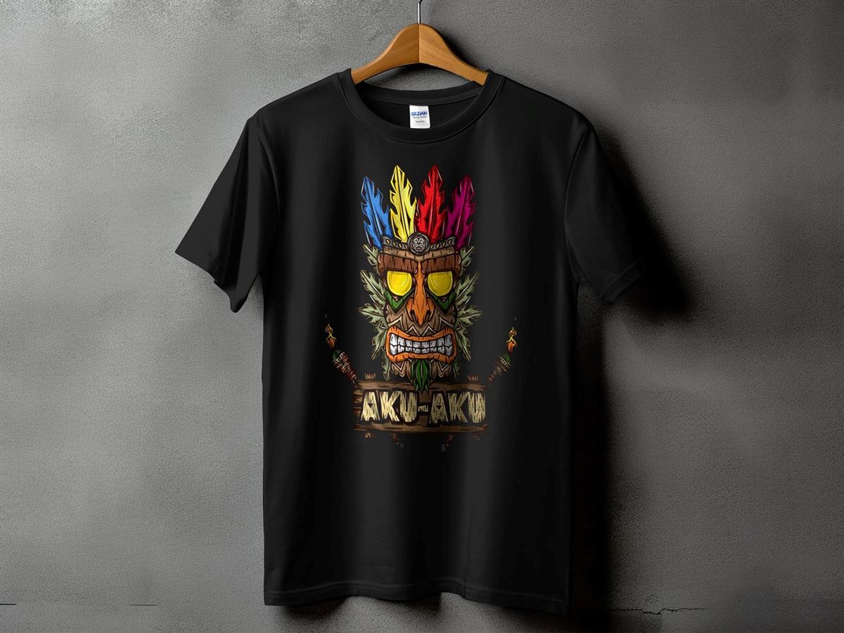 Aku Aku Mask Mens Women Funny T-shirt Unisex Comedy Shirt Gift Top Men’s Birthday Present Christmas T-shirt Full Size Up To 5xl