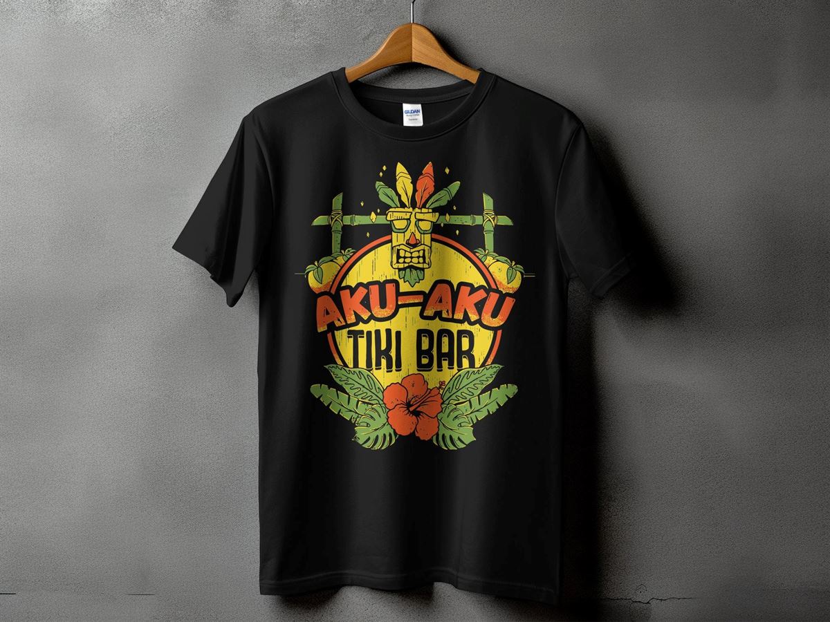 Aku Tiki Bar Mens Women Funny T-shirt Unisex Comedy Shirt Gift Top Men’s Birthday Present Christmas T-shirt Plus Size Up To 5xl