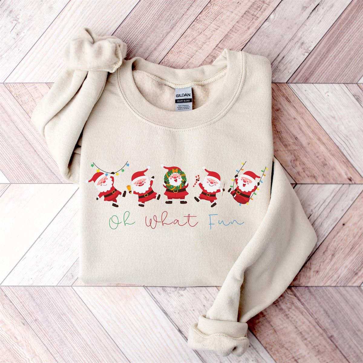 Christmas Santa Png Funny Xmas Png Christmas Vibes Santa Claus Png Oh What Fun Merry Christmas T-shirt Design Happy Christmas Png Size Up To 5xl