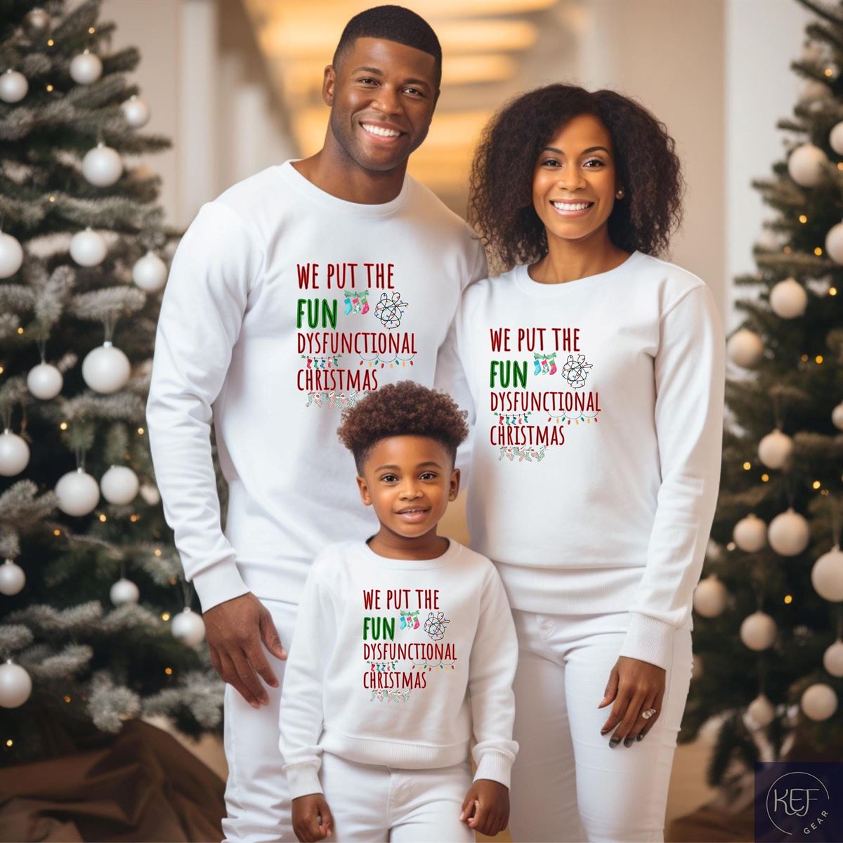 Fun In Dysfunctional Christmas Shirt Messy Christmas Funny Matching Family Sweatshirt Couples And Family Top Christmas Couples Gift Full Size Up To 5xl