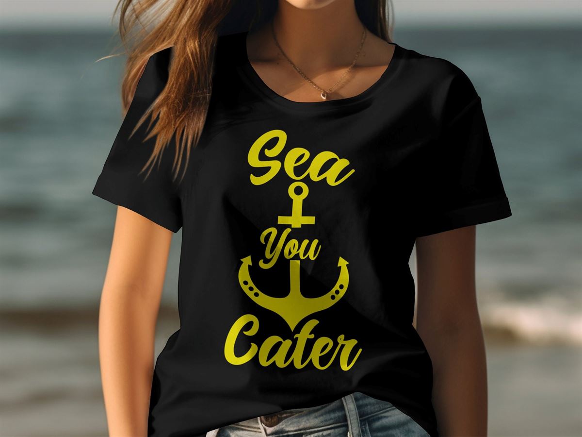 Fun Sea You Later Anchor T-shirt Nautical Cruise Ladies Tee Women’s Cruise Trip Shirt Summer Vacation Ladyfit Tee Plus Size Up To 5xl