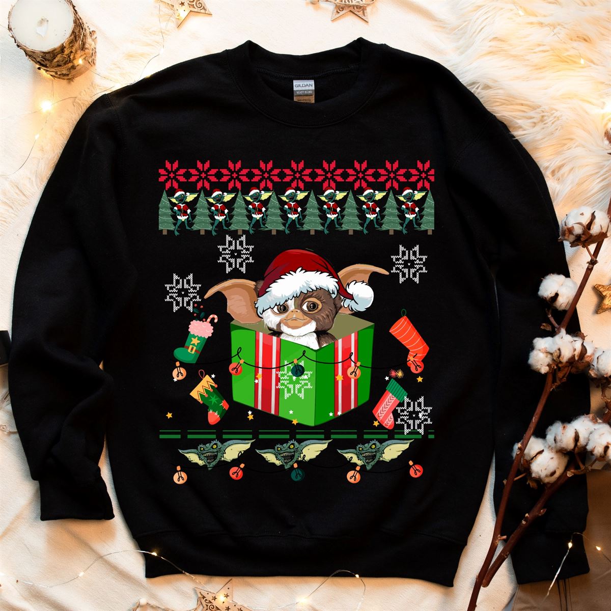 Gremlin Ugly Christmas Sweatshirt Unisex Jumper Christmas Outfit For Christmas Christmas Eve Gift Idea Christmas Outfit Christmas Size Up To 5xl