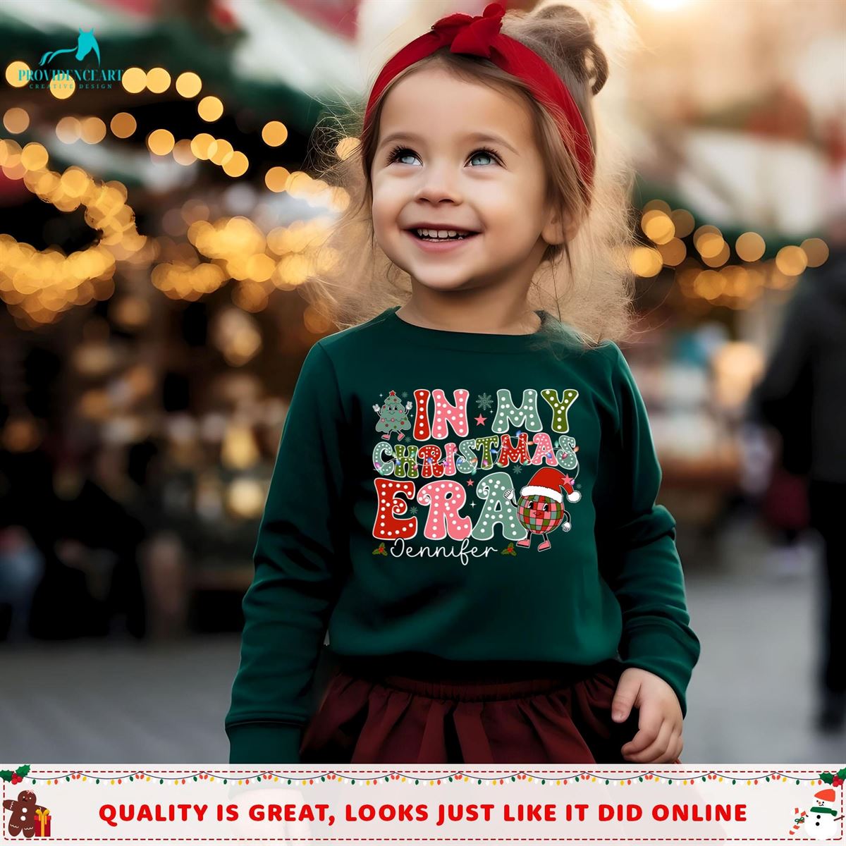 In My Christmas Era Shirt Kids Custom Christmas Sweatshirt For Kidschristmas 2024 Tshirt Gift Ideas For Daughterretro Christmas Tree Gift Plus Size Up To 5xl