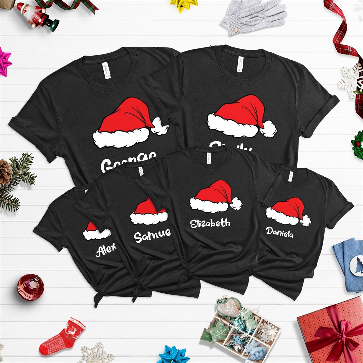 Matching Family Christmas Shirts Family Christmas Shirt Matching Xmas Tees Custom Christmas Tee Kt186 Full Size Up To 5xl