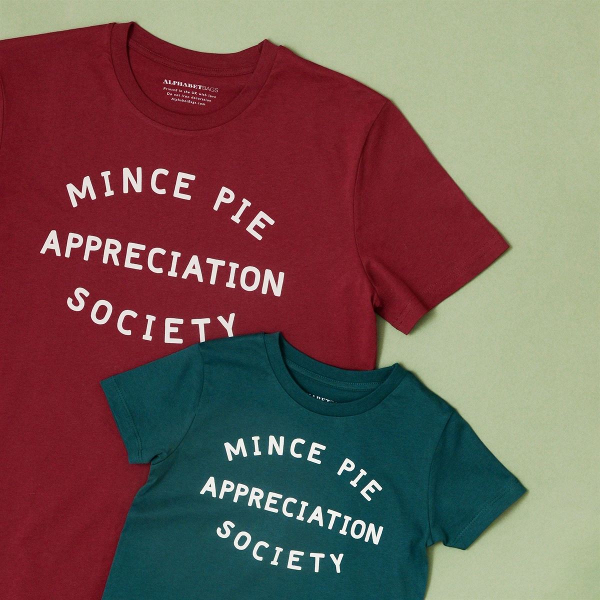 Mince Pie Appreciation Society T-shirt – Unisex Slogan Tee – Christmas T-shirt – Men’s Tshirt – Christmas Tee – Family Christmas T-shirts Full Size Up To 5xl