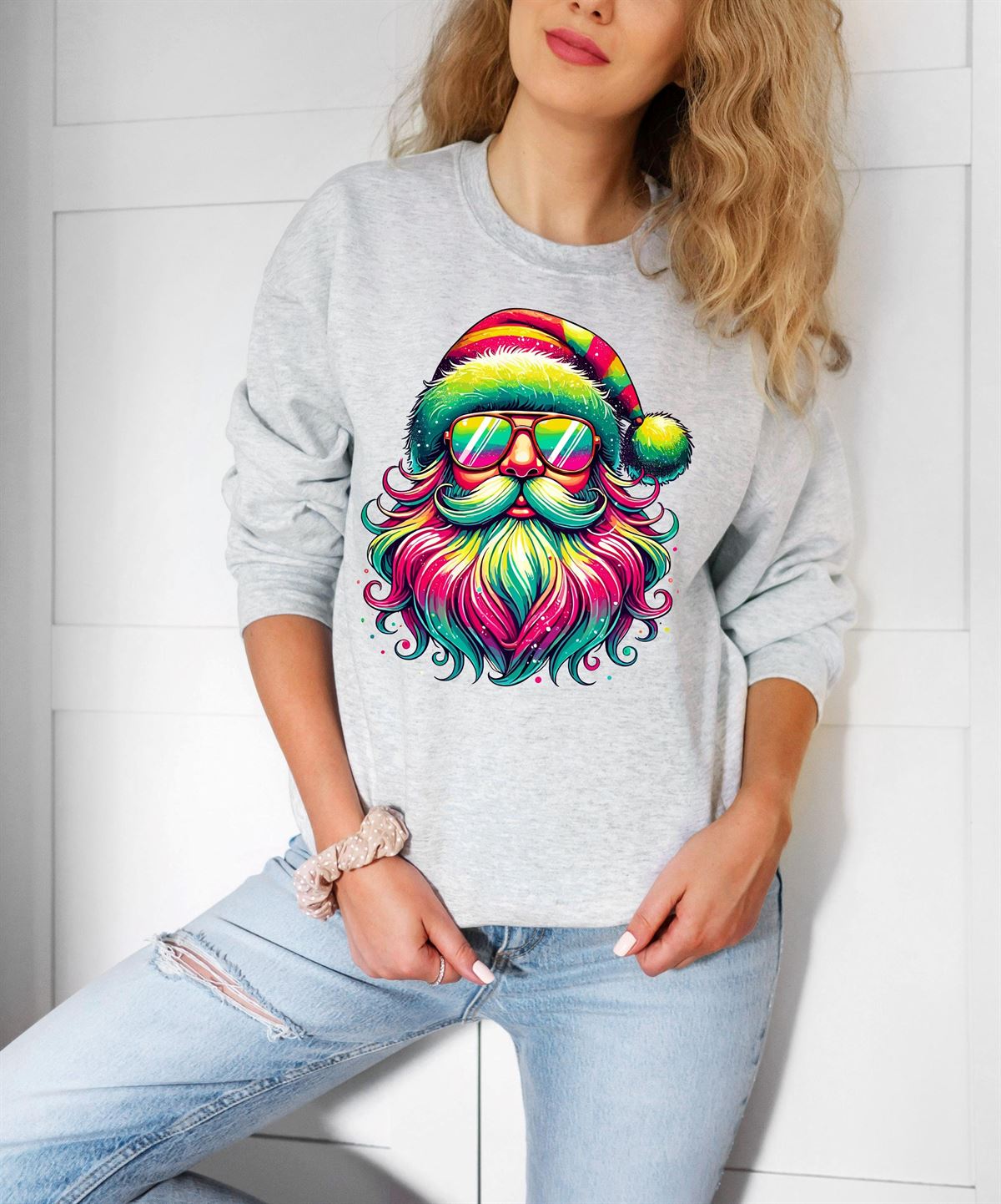 Santa With Sunglasses Svg Png Cute Christmas T Shirt Sublimation Design Svg Lgbt Colors Santa Svg Christmas Clipart Png Digital File Plus Size Up To 5xl