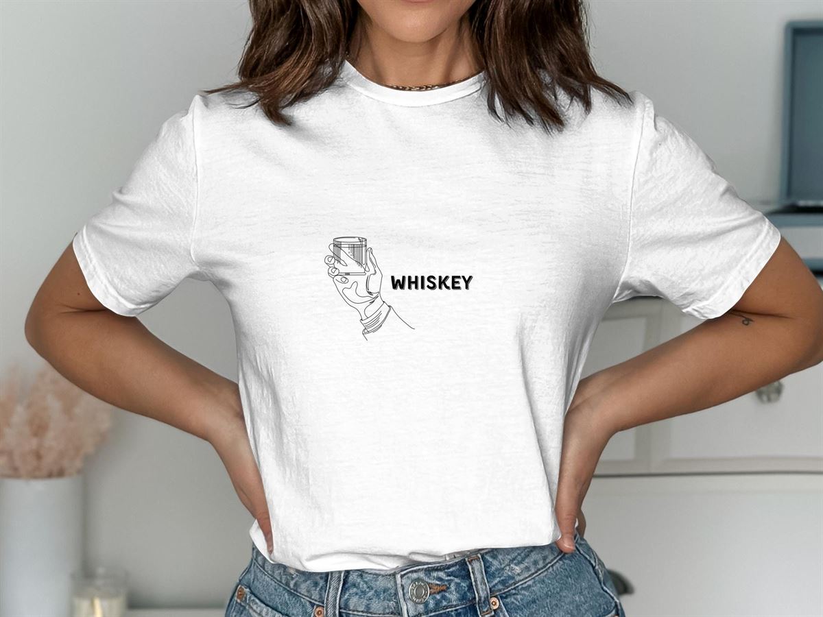 Whiskey T-shirt Christmas Gift For Whiskey Lover Gift For Dad Whiskey In The Hand Unisex Size Up To 5xl